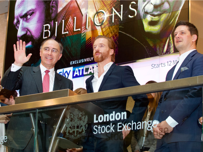 Zai Bennett, director of Sky Atlantic, calls the show "the ultimate Wall Street power battle" in a release announcing Lewis