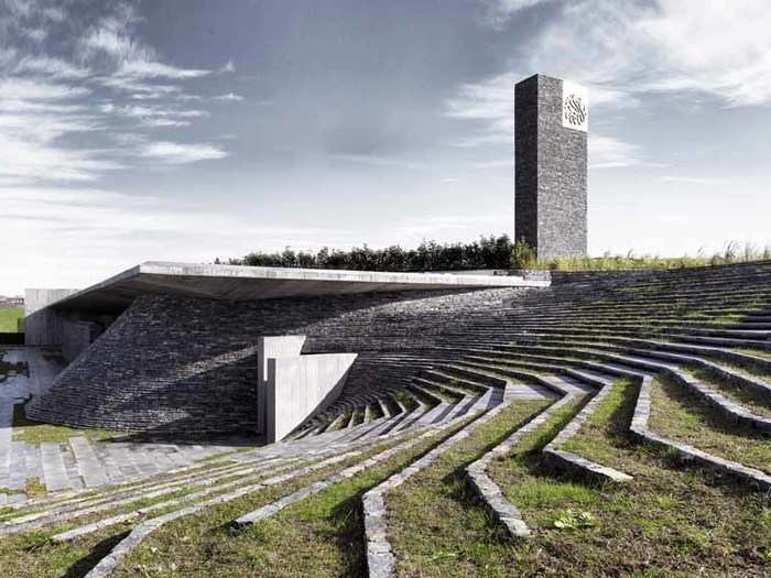 Sancaklar Mosque in Büyükçekmece, Istanbul, Turkey by EAAEmre Arolat Architecture