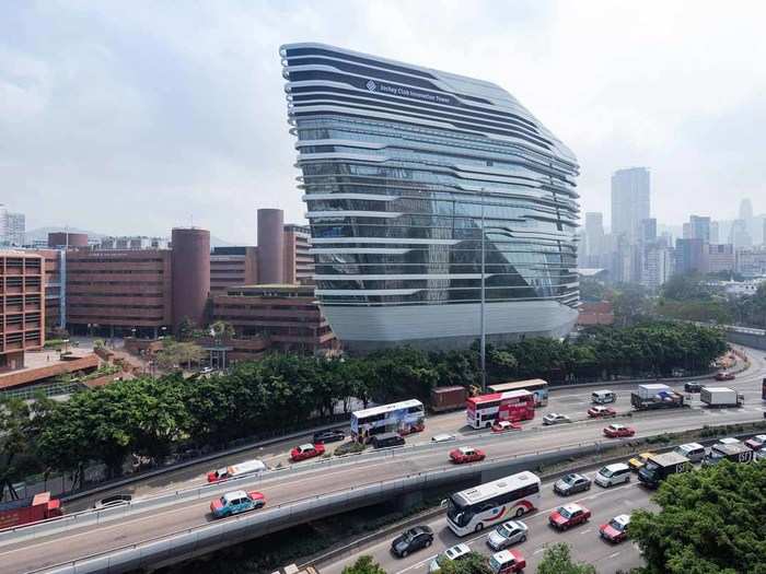 Jockey Club Innovation Tower in Hung Hom, Hong Kong by Zaha Hadid Architects