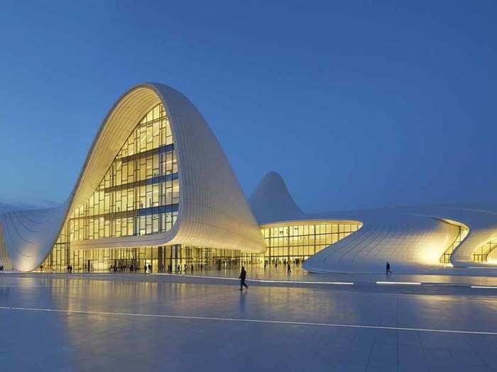 Heydar Aliyev Centre in Baku, Azerbaijan by Zaha Hadid Architects and DiA Holding