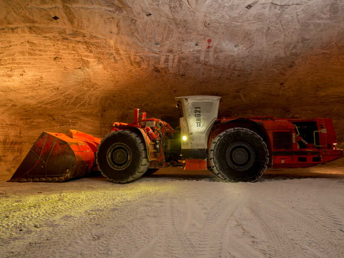 From that, several hundred to several thousand tons of rock salt are blasted. Ohio ranks fourth in salt production nationally and produces five million tons of rock salt a year. "Personally, I thought the mine was beautiful," Rhodes said.