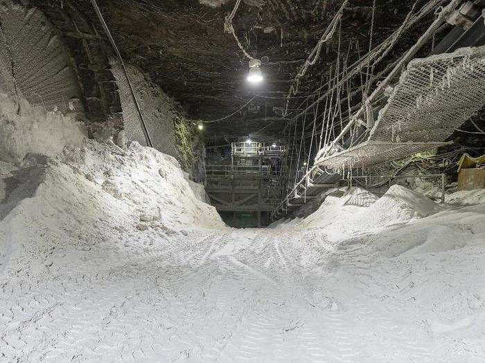 The mine is extremely large," Rhodes said. "It is a bit eerie because other than my tour guide and assistant, there were not too many people we came across.