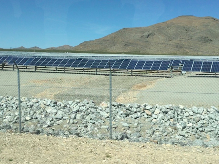 The only other facility we spotted nearby was the Apex Solar Complex.