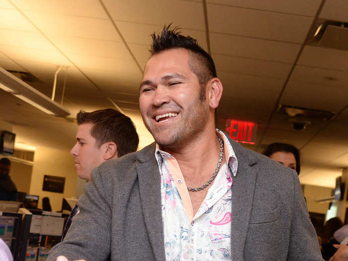 Baseball outfielder Johnny Damon dropped by.