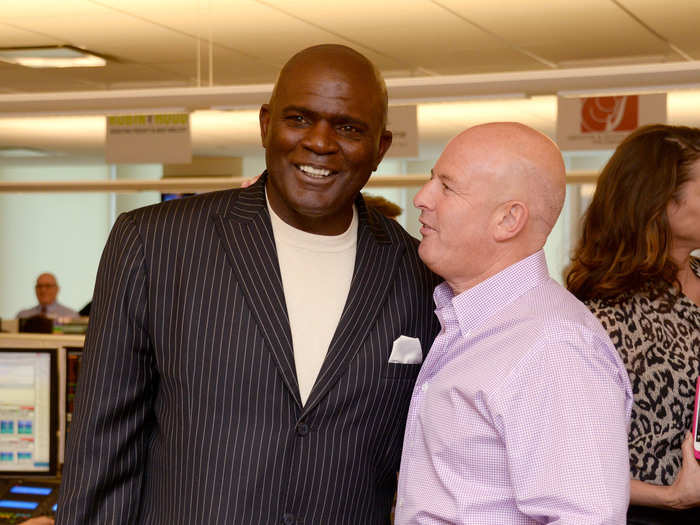 Former football star Lawrence Taylor with BTIG