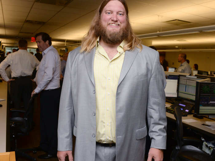 New York Jets player Nick Mangold showed up.