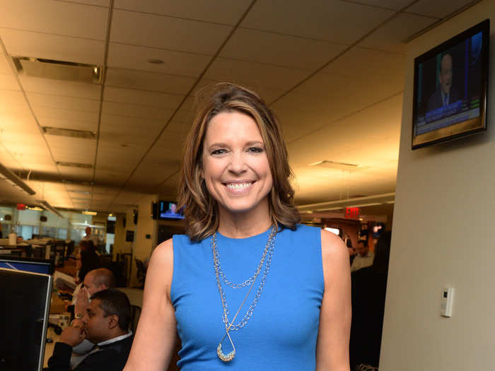 Sports journalist Hannah Storm came by.