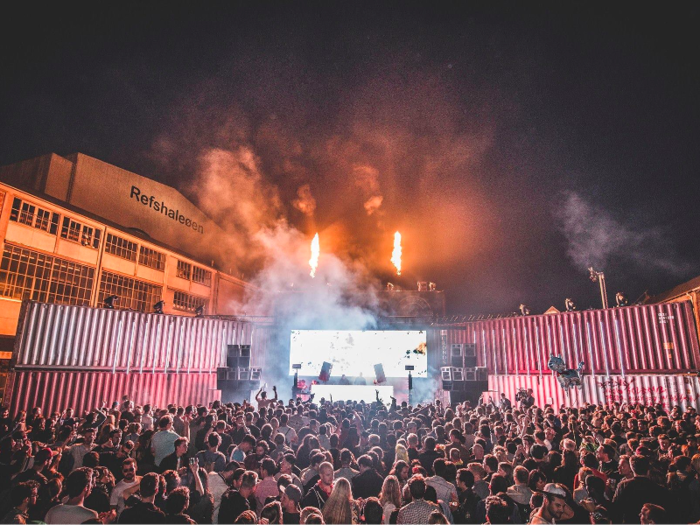 At Distortion in Copenhagen, Denmark, there are massive street parties during the day, wild parties in the clubs at night, and a multi-day rave in the harbor.