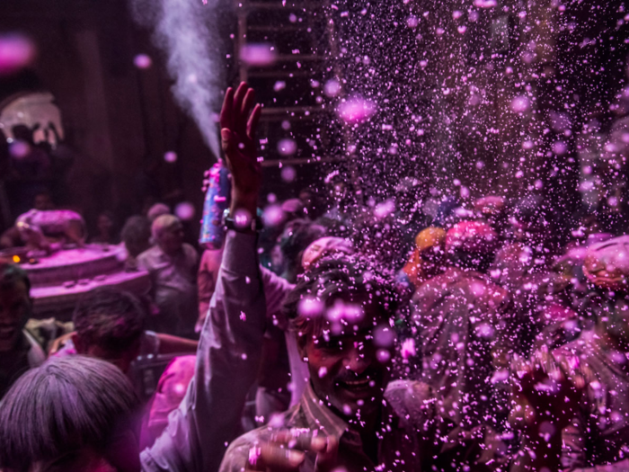 A celebration of spring, Holi is a festival that