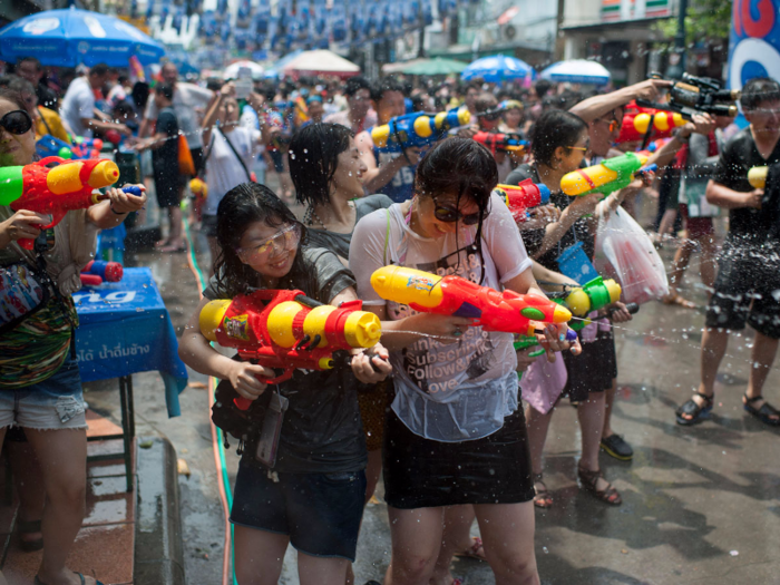 Songkran, Thailand