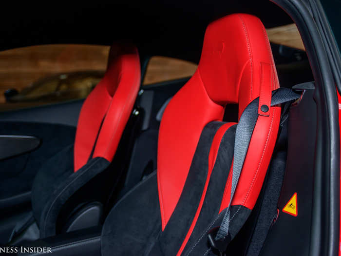 The sports seats are firm and supportive, but remain comfortable even on long drives.