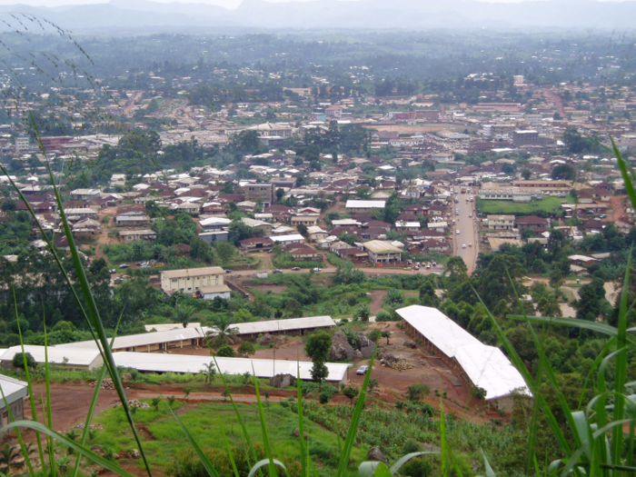 8. Bamenda, Cameroon - 132 µg/m3 of PM 2.5