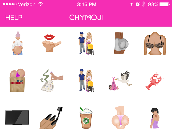 What matters here are the Chymoji themselves. They are really something.