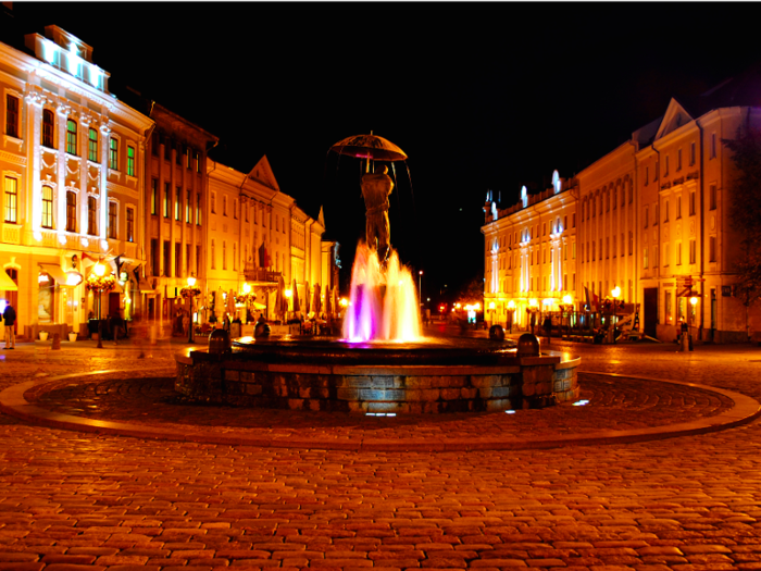 1. Tartu — The beautiful city is the second largest in Estonia and is regarded by the country as its "intellectual capital" due to it being home to the nation
