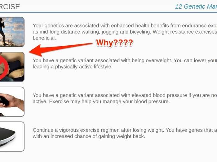 Pathway also supplies customers with a free appointment with a registered dietitian that they employ. I spoke with Christina Galiatsatos, who spent an hour walking me through my results with me over the phone.