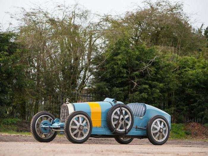 And this Bugatti comes with a spare.