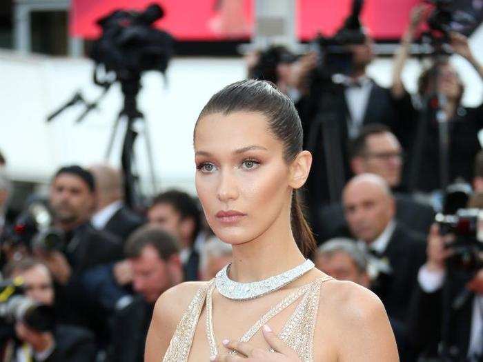 Other stars showed up to the opening night of the festival, like model Bella Hadid.