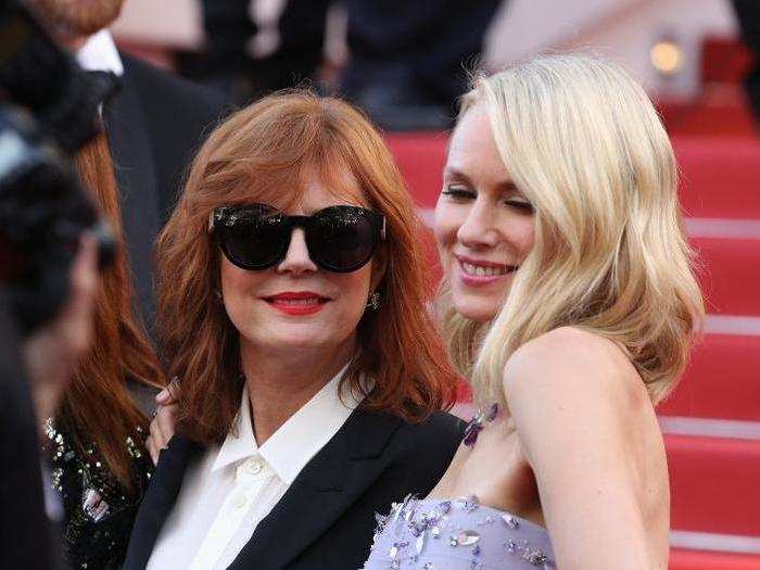 Susan Sarandon and Naomi Watts have been seen numerous times on the carpet together.