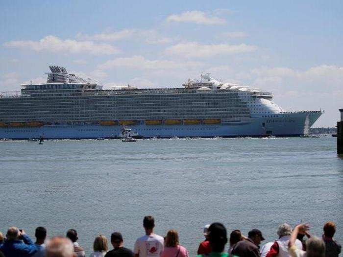 According to Royal Caribbean, the ship will be able to cruise at 22 knots — about 25 mph.