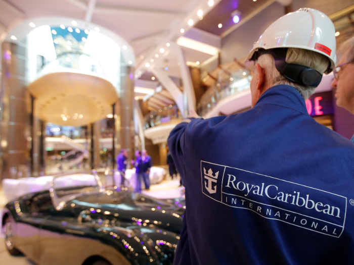 Harmony of the Seas is crewed by 2,100 people from around the world.