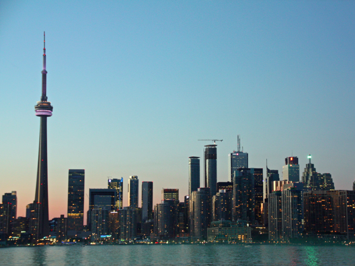 16 (joint). Toronto, Canada — Home to the iconic CN Tower, Toronto is Canada