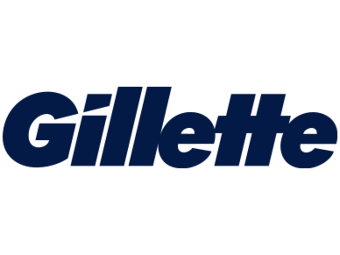 Gillete — Look closely at the "G" and the "i" in this logo and you