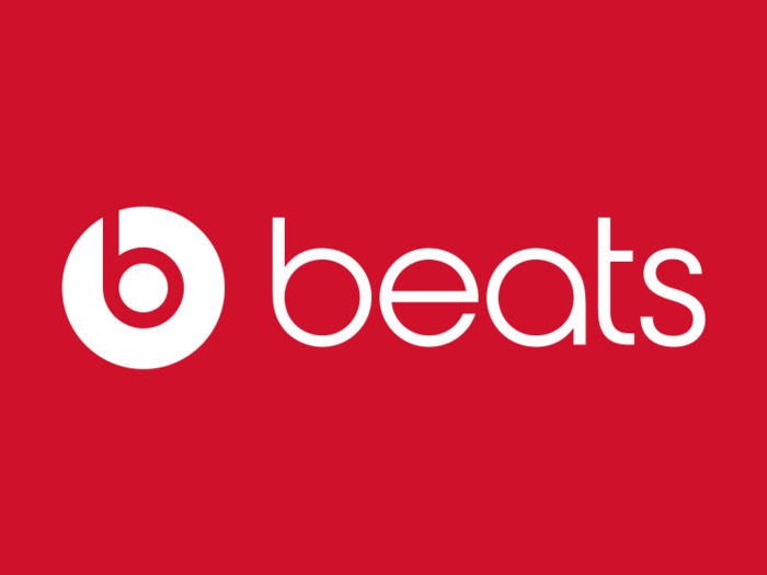 Beats — The "b" in the beats logo is mean to look like someone wearing headphones.