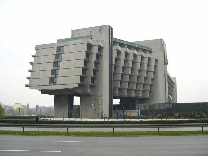 The Forum Hotel in Krakow, Poland, is another example of how 1970s communist architects simply couldn