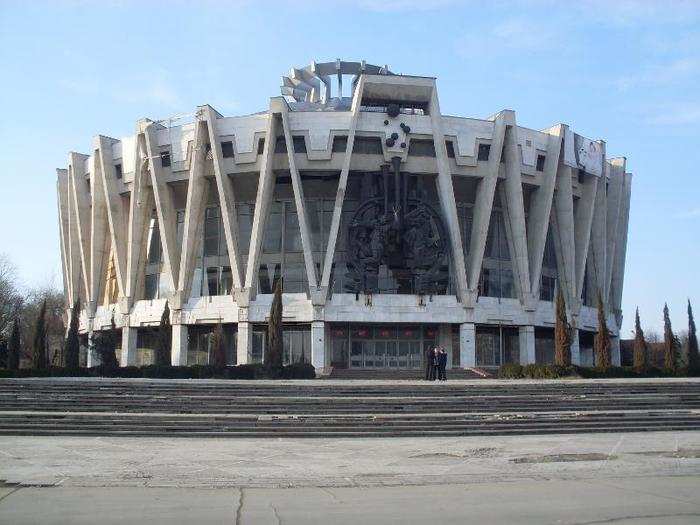 In Chisinau, Moldova, this ugly 1981 circus is now completely abandoned.