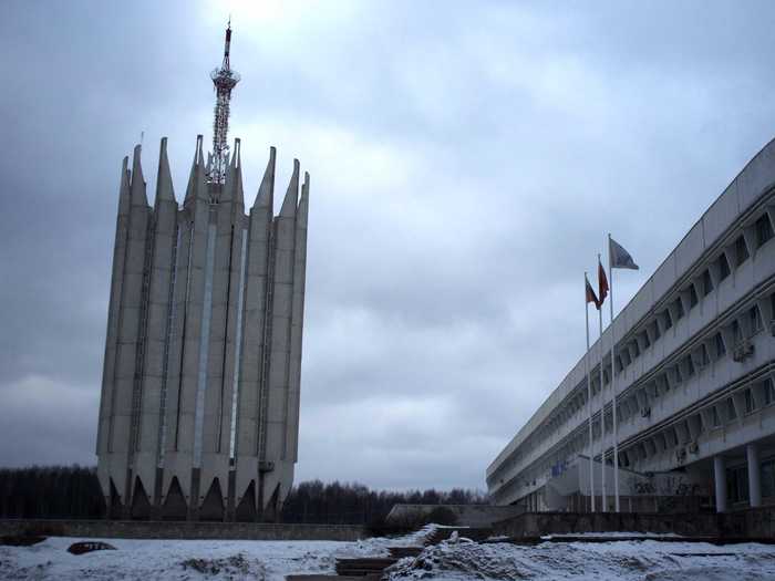 In St. Petersburg, the Russian State Scientific Center for Robotics and Technical Cybernetics looks a bit like some sort of Satanist temple.