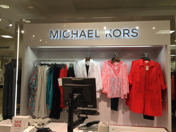 ...and this abandoned Michael Kors department.