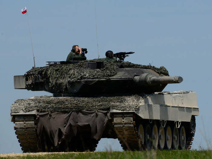 Here we see the Polish Leopard 2A5.