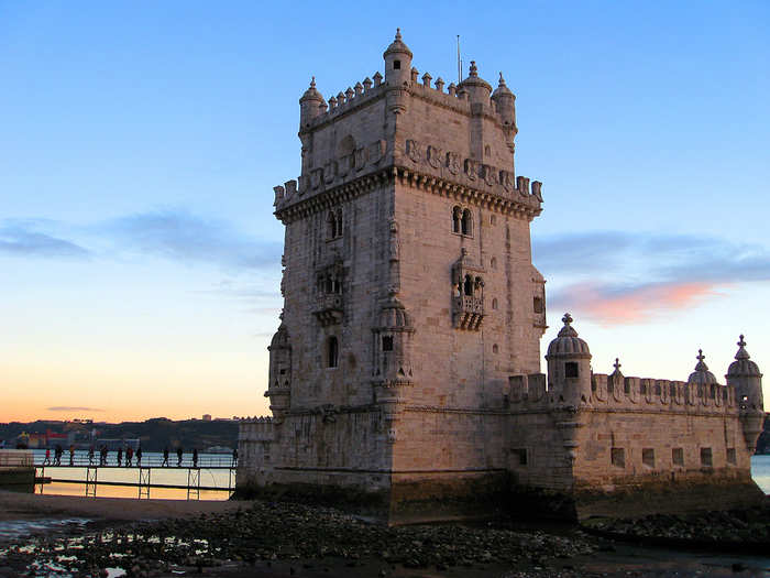 PORTUGAL: Designed by the architect Francisco de Arruda, Belem Tower (also known as the Tower of St. Vincent) was built as a fortress to protect Lisbon