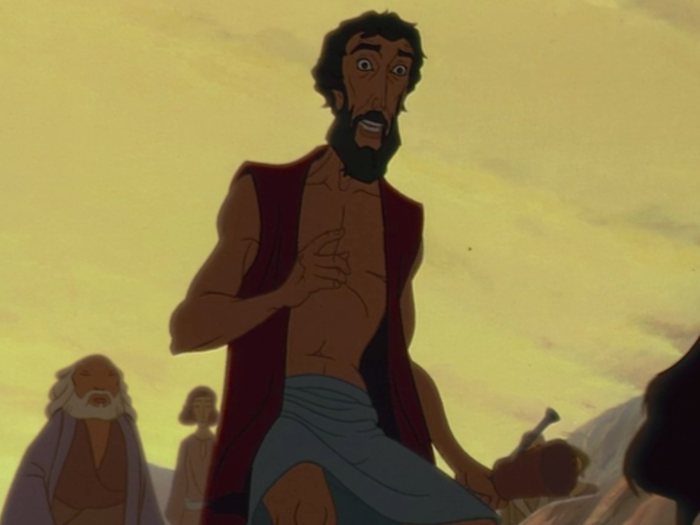 In "Prince of Egypt," Moses