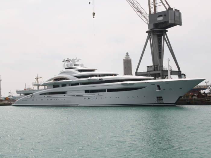 15. Maryah — 125 metres / 410 feet. Built in Poland in 1991 as a Russian research vessel, the yacht was redesigned in the UK for luxury, and can accommodate? 54 passengers.