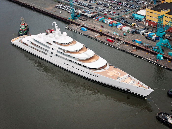 1. Azzam — 180 metres / 591 feet. Built by German company Lürssen Yachts, who made six of the top ten entries, the world