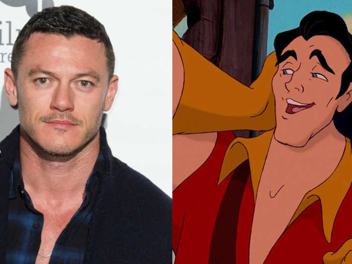 Luke Evans as Gaston.