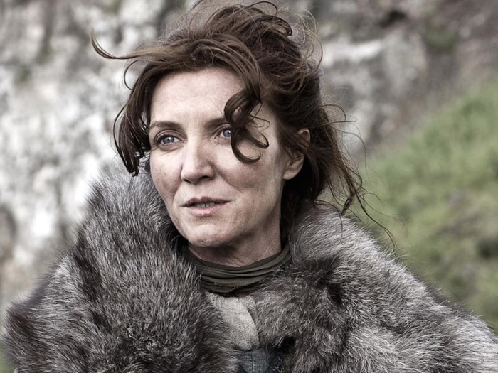 Catelyn Stark: Throat slit by Black Walder during the Red Wedding.