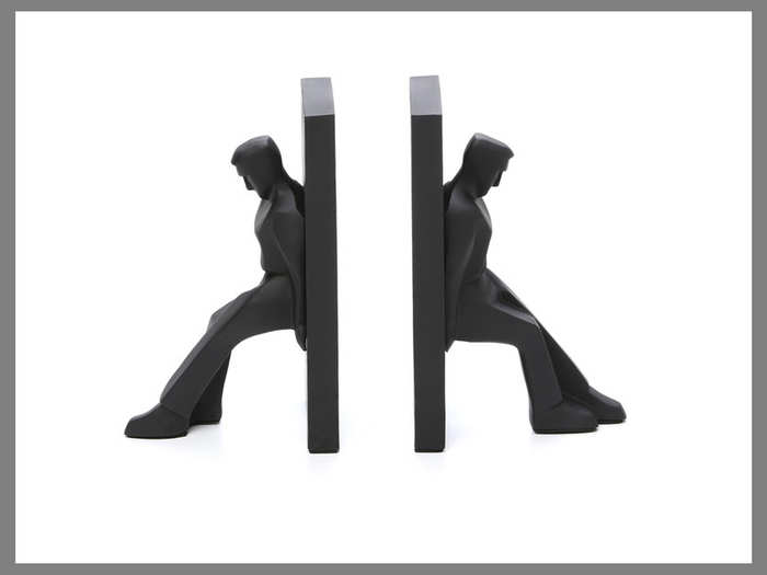 Artsy bookends