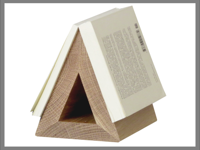 Wooden book holder