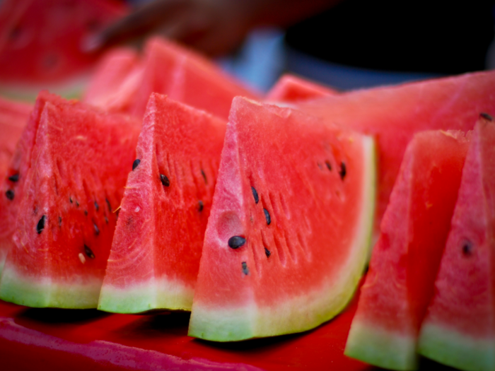 Eating a few slices of watermelon can extend the deep stages of sleep. The fruit can help produce serotonin, which makes it easier to sleep.