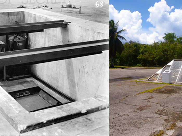 Both pits for "Little Boy" and "Fat Man," each roughly 8 feet by 12 feet, still exist today on the island and now serve as a memorial.