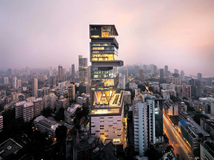 13. Antilla, Mumbai — $2.5 billion (£1.7 billion). One of the more controversial buildings on the list, Antilia was built by Indian billionaire Mukesh Ambani on the site of an orphanage. Its opulence has been called distasteful in a city with so much poverty.