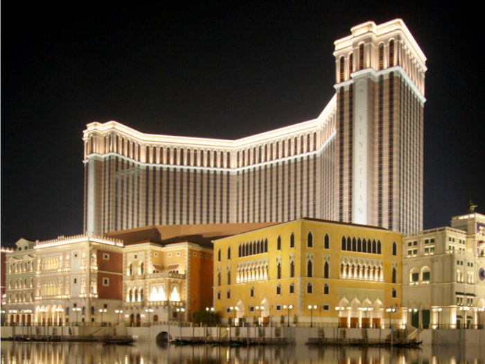 11. Venetian, Macau — $3 billion? (£2 billion). Just next door to the City of Dreams is the Venetian, which gives Vegas casinos a run for their money. It officially opened in 2007 with over 3,000 suites, and even more slot machines.