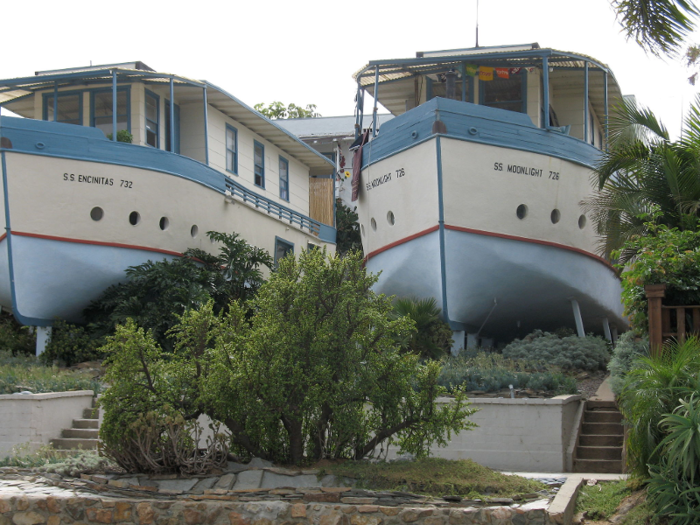 The SS Encinitas and SS Moonlight are located a mere two blocks from the ocean in Encinitas, California, but they