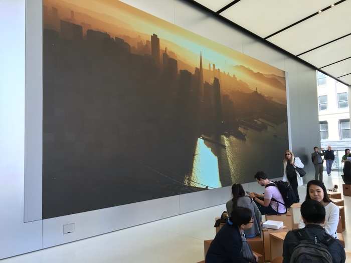 Apple spent $1 million on the stairs in the new San Francisco Apple Store