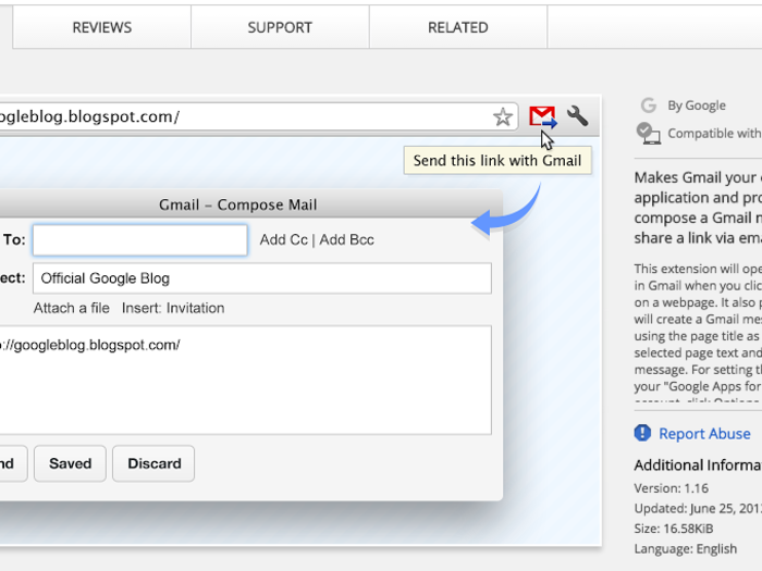 Send from Gmail makes sure Gmail is always the default