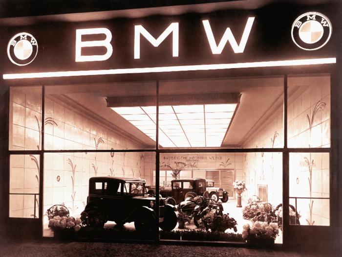 BMW built its first production car in 1928, the 3/15. It was a licensed copy of the British-designed Austin 7.