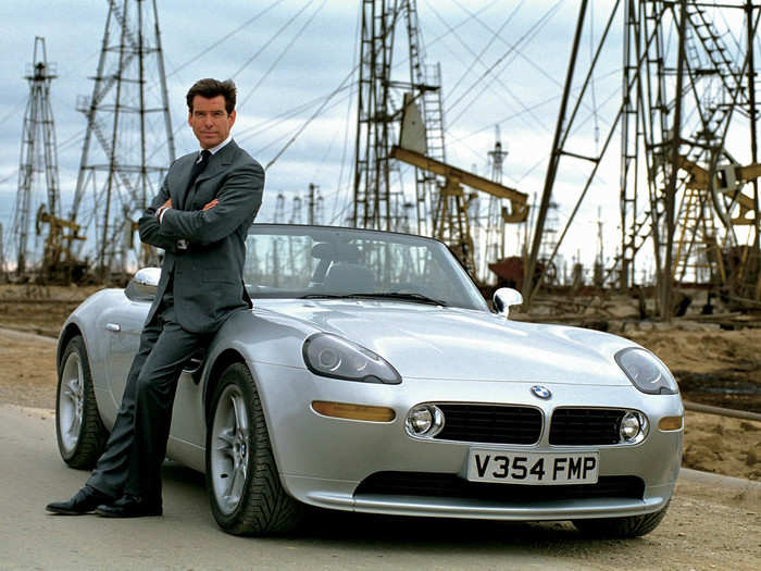 Bond in a Bimmer: For a three-movie stretch in the 1990s, James Bond (played by Pierce Brosnan) drove a BMW Z3, this Z8, and a massive, V12 powered 750iL.