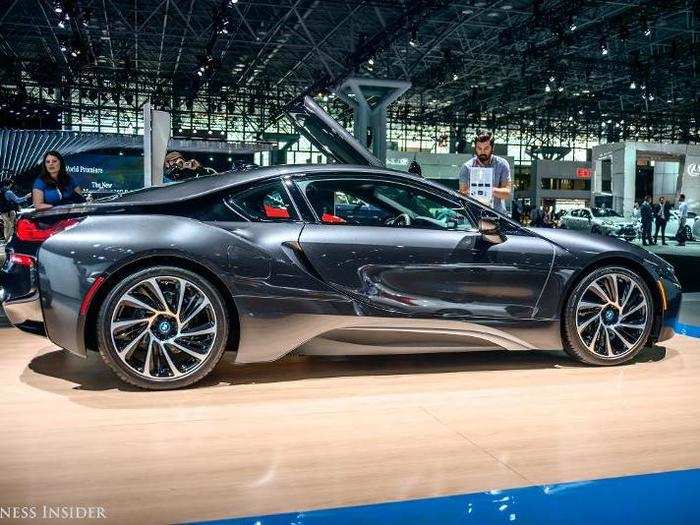 At the top end of the "i" range is the i8, a hybrid sports car that looks like a futuristic version of M1. Business Insider loved it.